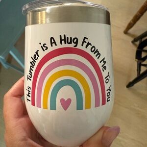 Colorful Rainbow Tumbler